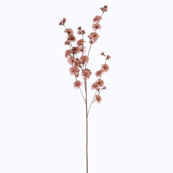 2 Branches | 42" Dusty Rose Artificial Carnation Flower Spray, Silk Flower Bouquet - Image 3