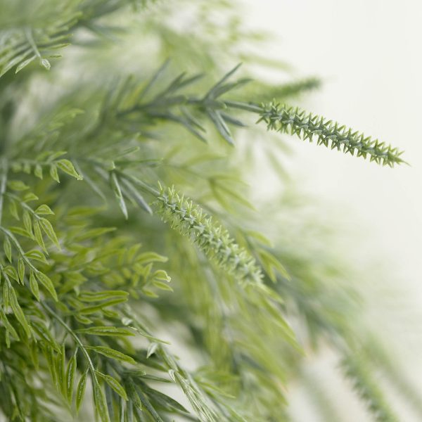 2 Pack | 15" Sagebrush Fern Leaf Stems, Artificial Greenery Decorative Fern Bushes, Faux Plants - Frosted Green - Image 13