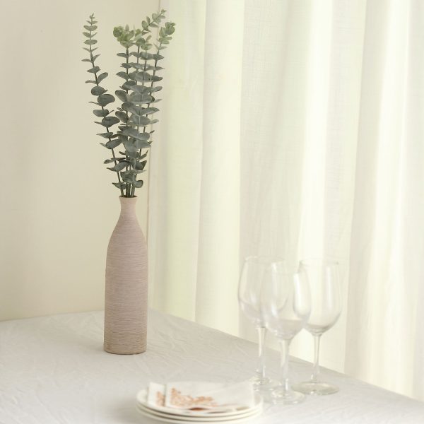 30 Stems | 17" Tall Faux Eucalyptus Bushes Artificial Greenery Spray, Fake Eucalyptus Branches – Frosted Green - Image 5