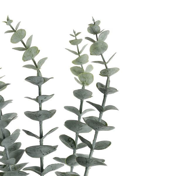 30 Stems | 17" Tall Faux Eucalyptus Bushes Artificial Greenery Spray, Fake Eucalyptus Branches – Frosted Green - Image 13