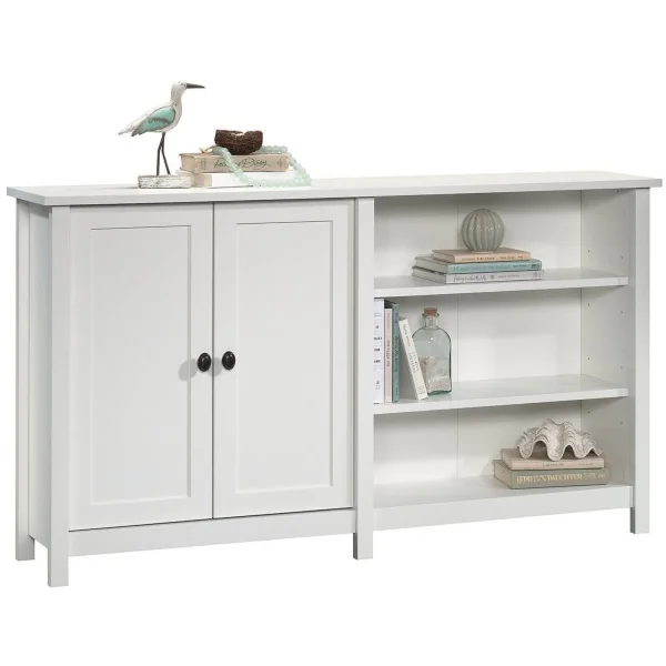 Home Square 2-Piece Set with 43"TV Console for TVs and Modern 3-Shelf Bookcase - Image 8