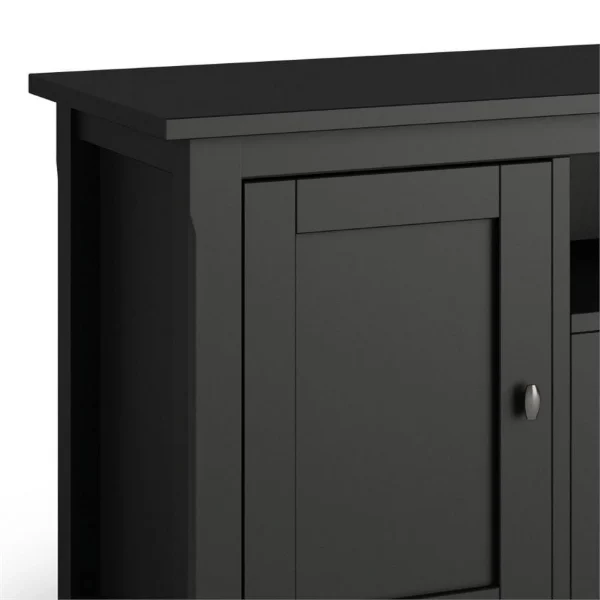 Home Square 2-Piece Set with 72"TV Media Stand and 32"Low Cabinet in Black - Image 10