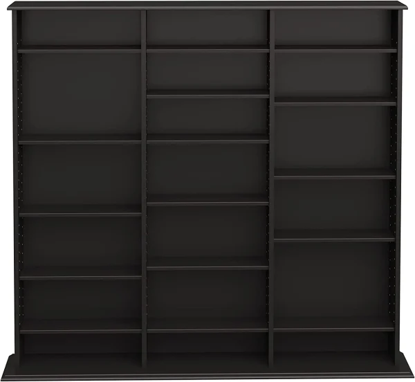 HAOFEI Triple Width Wall Storage, Black - Image 4