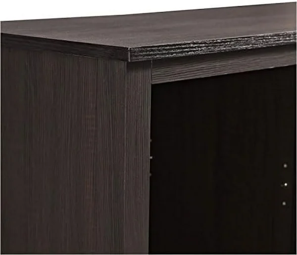 Minimal Farmhouse Electric Fireplace TV Stand Console Rustic Wood Entertainment Center With Storage, For TV's Up To 64", In Espresso - Image 10
