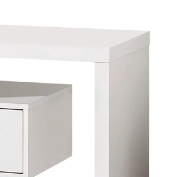 HomeStock's spacious Modern Style Tv Console, White