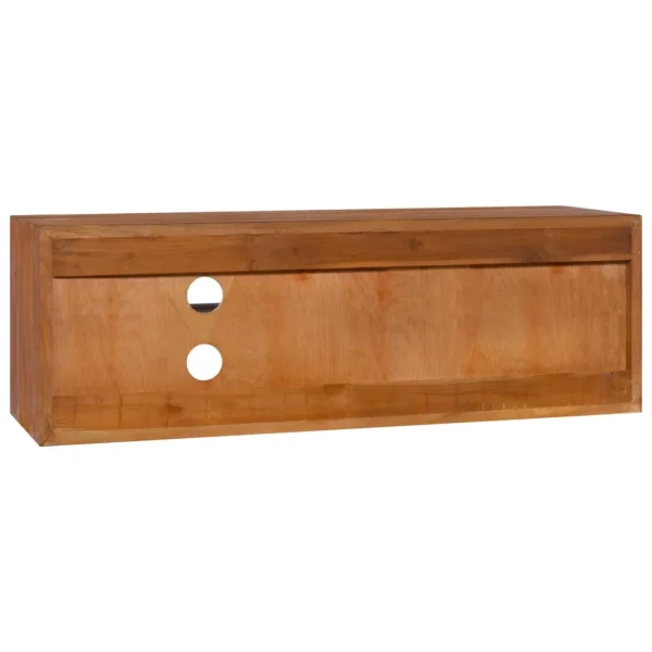 Irfora Wall-mounted TV Stand 70.9"x11.8"x11.8"Solid Wood Teak - Image 6