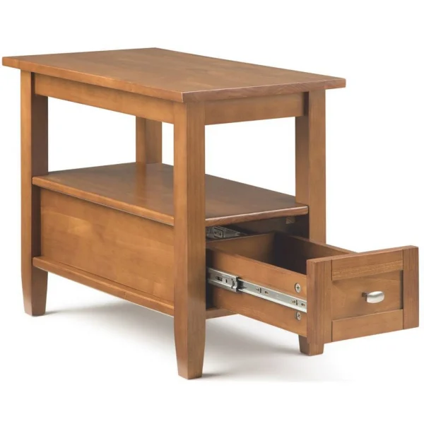 Home Square 3-Piece Set with 47"TV Media Stand up to 50"& 2 14"Side Table - Image 10