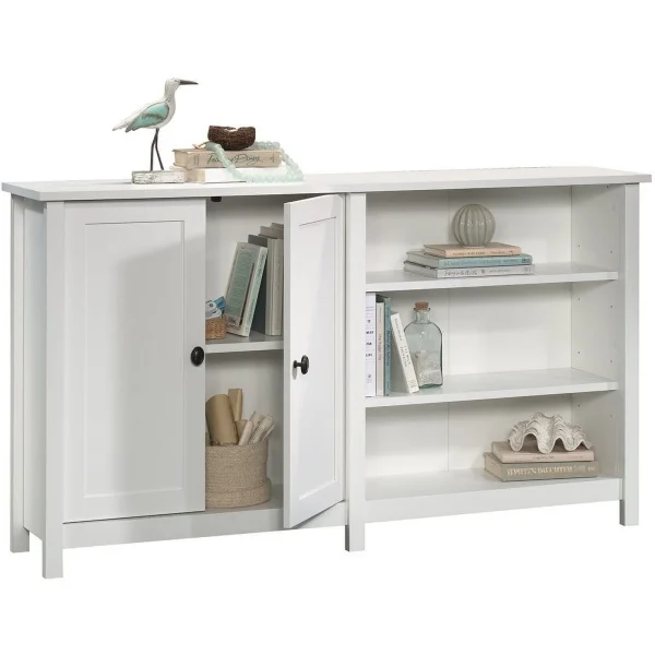 Home Square 2-Piece Set with 43"TV Console for TVs and Modern 3-Shelf Bookcase - Image 5