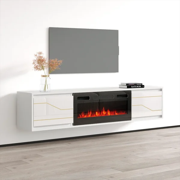 Maze BL-EF Fireplace TV Stand - Image 6