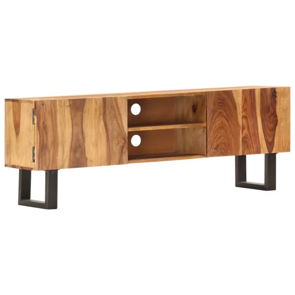 Irfora TV Stand 51.2"x11.8"x18.5"Solid Wood Sheesham - Image 7