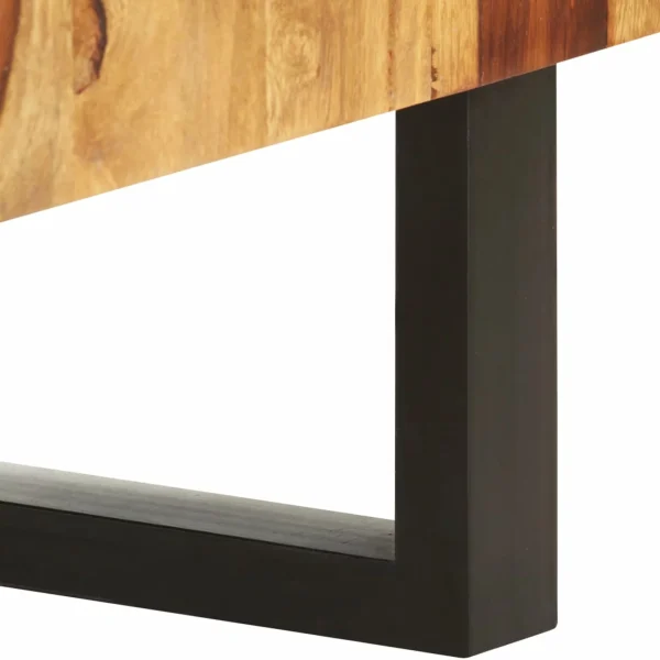 Irfora TV Stand 51.2"x11.8"x18.5"Solid Wood Sheesham - Image 5