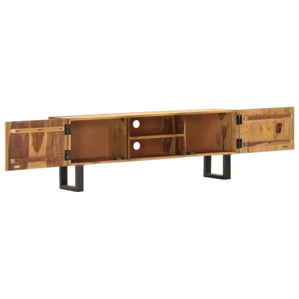 Irfora TV Stand 51.2"x11.8"x18.5"Solid Wood Sheesham - Image 2