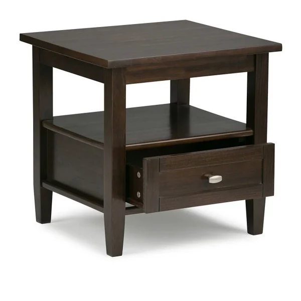 Home Square 2-Piece Set with 72"TV Media Stand and 20"End Side Table - Image 6