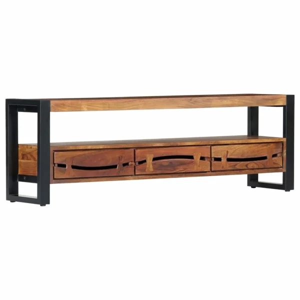 Irfora parcel,Table Room Bedroom Media Console Tv Cabinet Tv Console Stand Entertainment Tv Stand 55.1"x11.8"x17.7"Wood Console Table Stand Tv 11.8 X 17.7 Console With Televisions Style | Wooden - Image 2