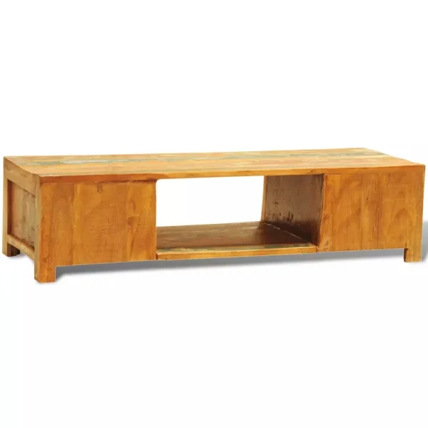 Reclaimed Wood TV Cabinet with 2 Doors Vintage -style - Image 3