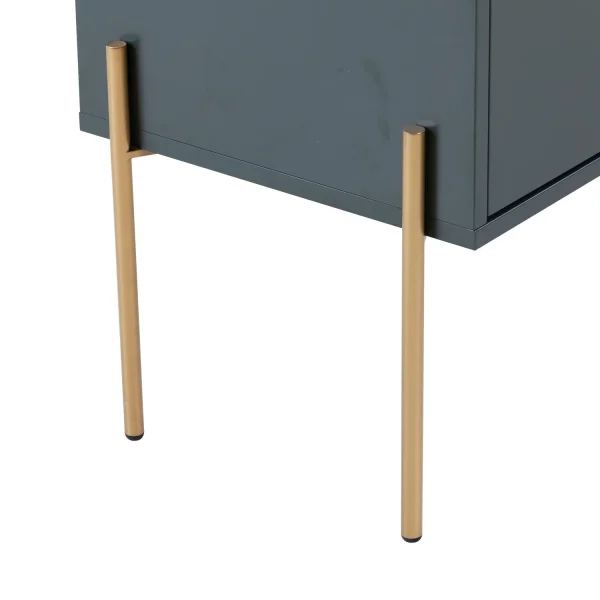 Sleek  Modern and Stylish Entertainment TV Stand Sideboard Buffet Table - Functional Furniture with Ample Storage Space for Living Room or Kitchen. - Image 4