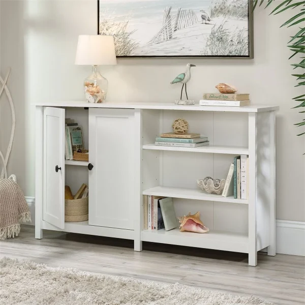 Home Square 2-Piece Set with 43"TV Console for TVs and Modern 3-Shelf Bookcase - Image 7