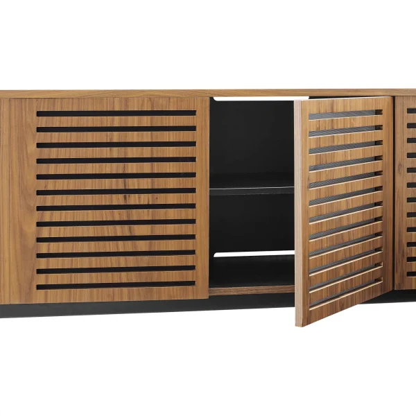 Modway Parker 73"TV Stand in Walnut - Image 5