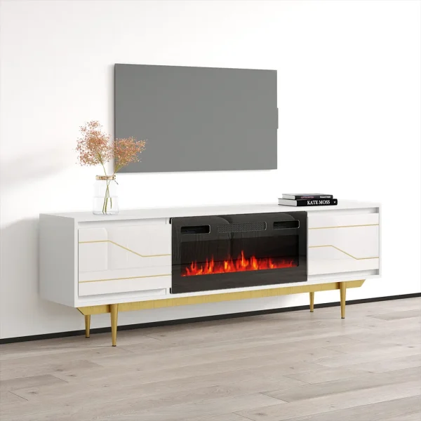 Maze BL-EF Fireplace TV Stand - Image 2