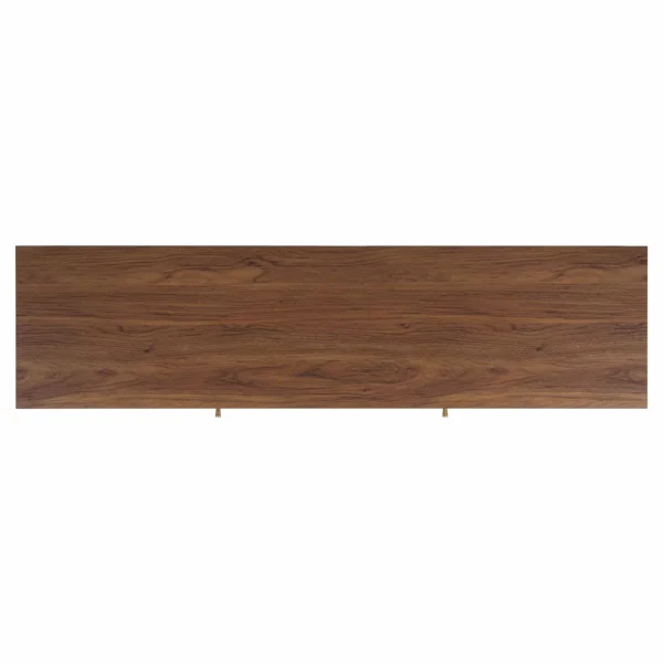 SAFAVIEH Claude Coastal 2 Door 2 Shelf Media Stand, Oak (59 in. W x 15.2 in. D x 23.8 in. H) - Image 3