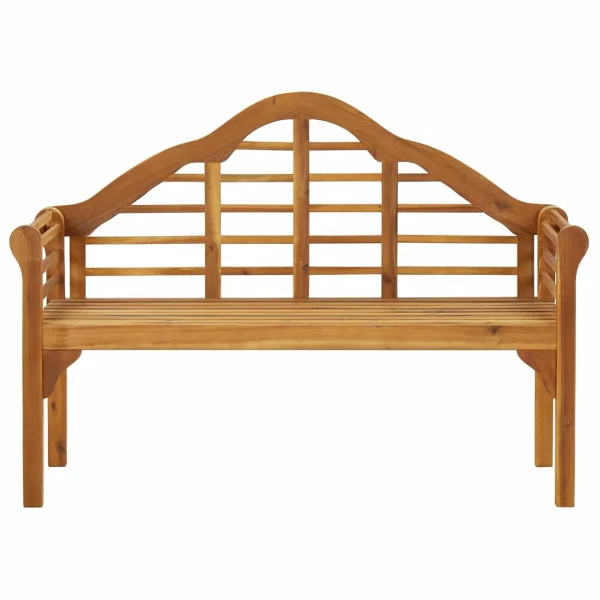 OWSOO Garden Queen Bench with Cushion 53.1"Solid Acacia Wood - Image 3