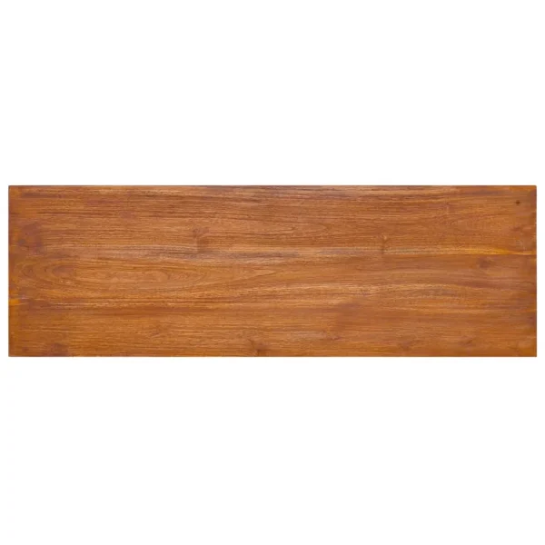 Irfora Wall-mounted TV Stand 70.9"x11.8"x11.8"Solid Wood Teak - Image 7