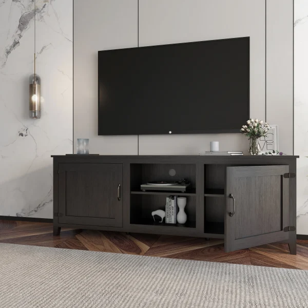 Sleek Media Console for Modern Spaces - 105.0 - Elevate Organization - Image 4
