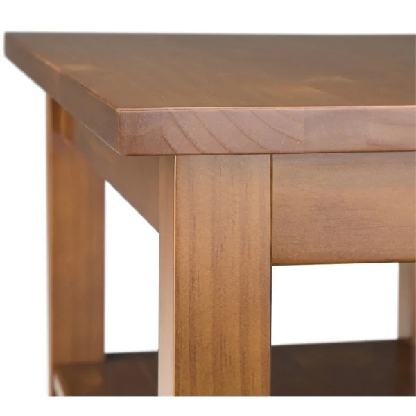 Home Square 3-Piece Set with 47"TV Media Stand up to 50"& 2 14"Side Table - Image 9