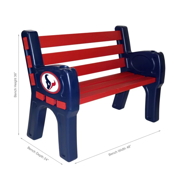 Houston Texans Park Bench - Image 3