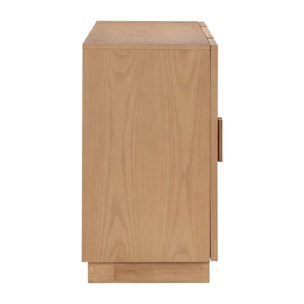 Pemberly Row Modern / Contemporay Natural Finish Media Console - Image 5