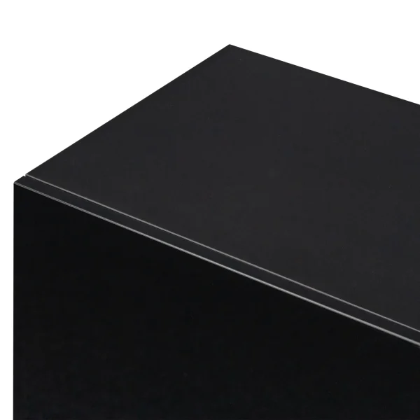 OWSOO 145 Modern 57"TV Stand Matte Body High Gloss Fronts with 12 Color LEDs