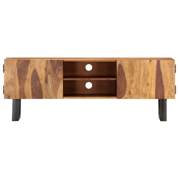 Irfora TV Stand 51.2"x11.8"x18.5"Solid Wood Sheesham - Image 3