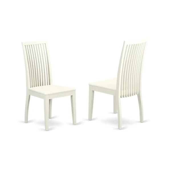 HomeStock Baroque Beauty 3 Pc Kitchen Table Set With A Dining Table And 2 Faux Leather Kitchen Chairs In Linen White - Image 3