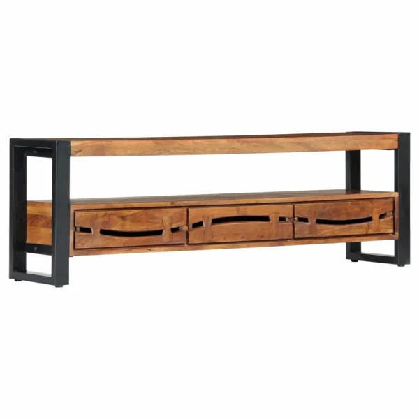 Irfora parcel,Table Room Bedroom Media Console Tv Cabinet Tv Console Stand Entertainment Tv Stand 55.1"x11.8"x17.7"Wood Console Table Stand Tv 11.8 X 17.7 Console With Televisions Style | Wooden - Image 5
